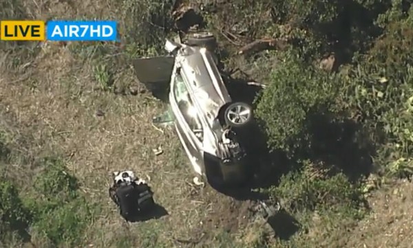 Ünlü golfçü trafik kazası geçirdi!